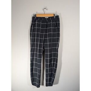 Marine Layer Womens Black Allison Plaid Pull On Pants Sz S Everyday Preppy City